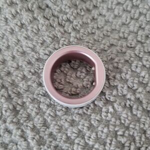 Elegant Pink and Silver Ring